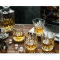 Anpassade kristalldryck vinglas med whiskyglasuppsättning